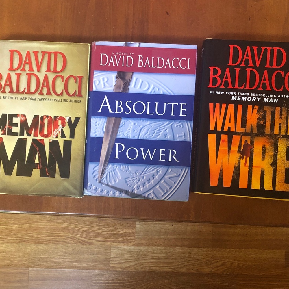 David Baldacci hard cover novels